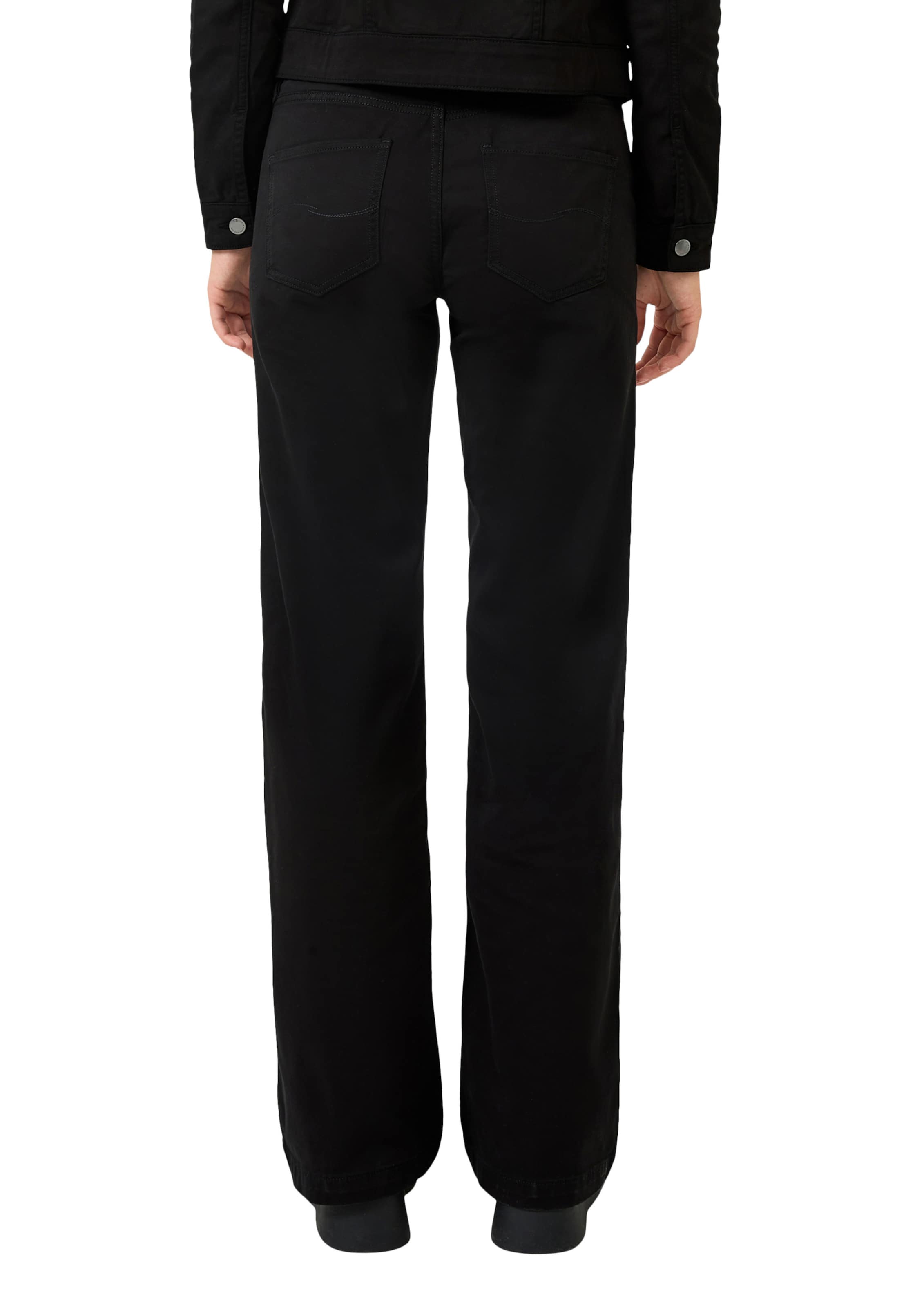 Wide Leg Jean ' CATIE ' QS en noir