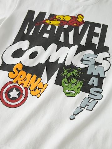 NAME IT Tričko 'NKMALFI MARVEL' – bílá