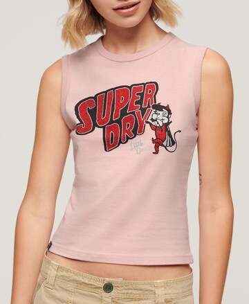 Haut Superdry en rose