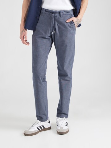 s.Oliver Tapered Chino trousers 'Phoenix' in Blue: front