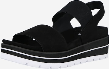 BULLBOXER Sandals in Black: front