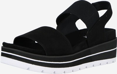 Sandale BULLBOXER pe negru / alb, Vizualizare produs