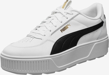 PUMA Låg sneaker i vit: framsida