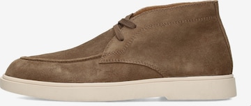 Chaussure basse PS Poelman en marron : devant