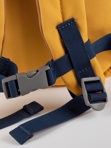 SIGIKID Backpack 'Kindergarten Rucksack fröhliches Tiergesicht, 5,2 Liter' in Yellow
