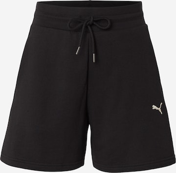 Loosefit Pantalon de sport 'Class' PUMA en noir : devant