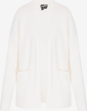 DreiMaster Vintage Gebreid vest 'Vintage' in Wit: voorkant