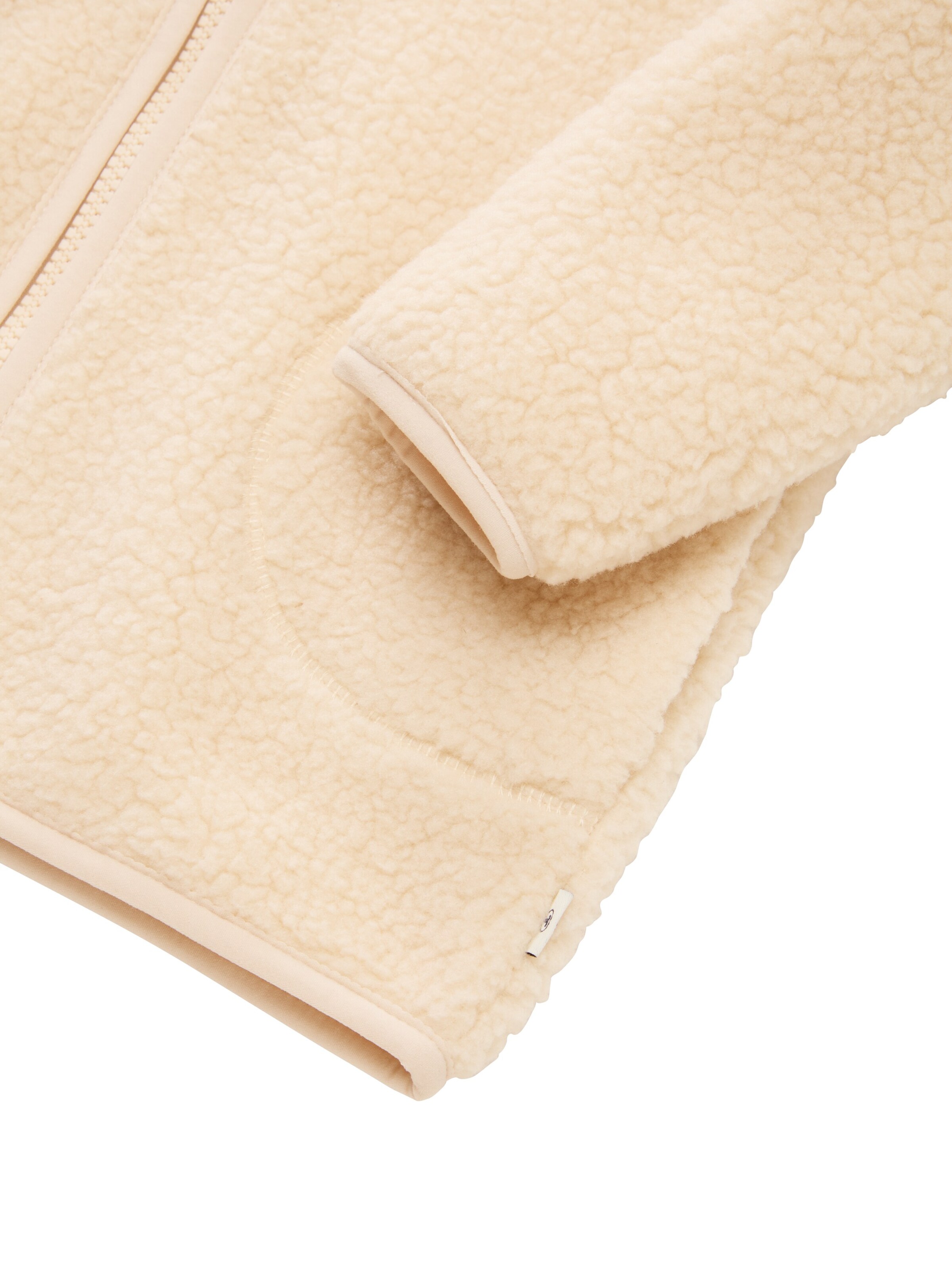 TOM TAILOR Fleecejacke in Beige