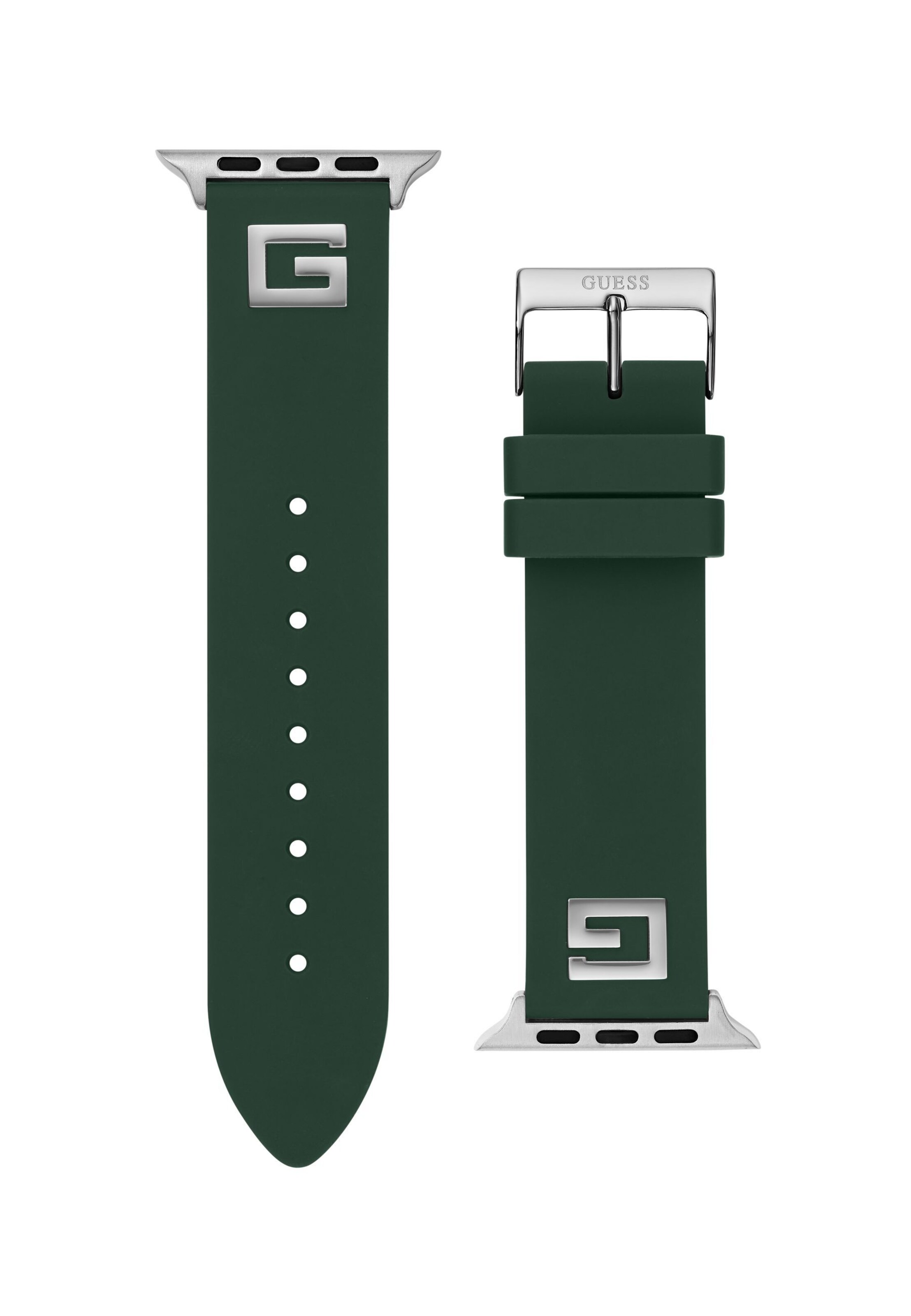 GUESS Bracelet 'APPLE BAND (42MM-44MM)' in Green: front