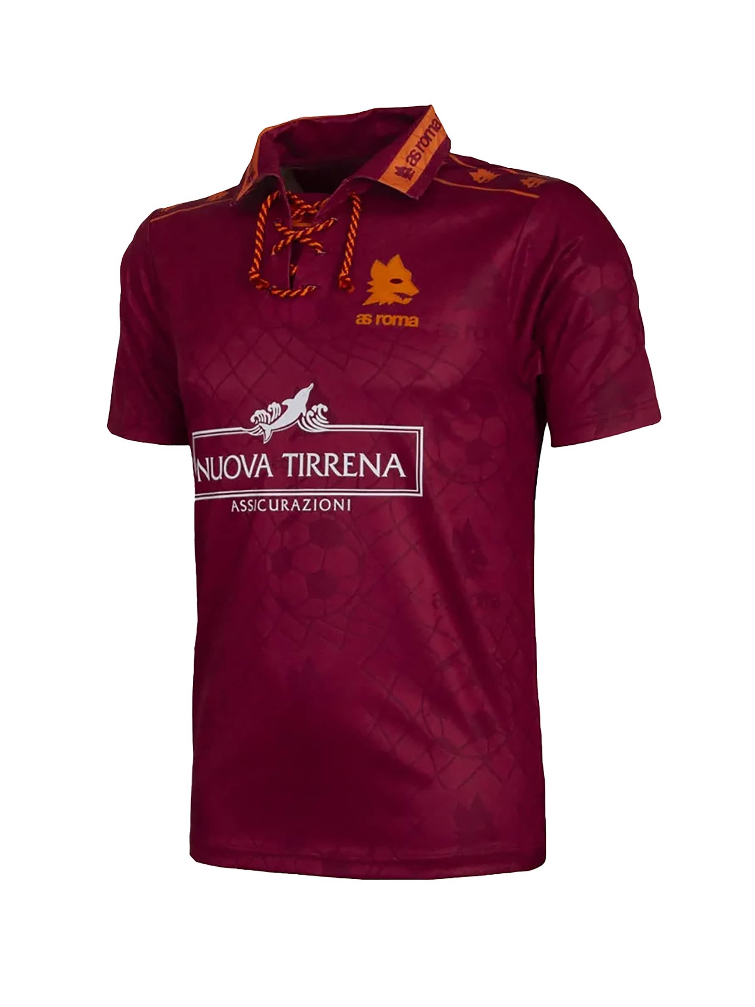 Copa Trikot 'Retro AS Roma 1994/95' in Rot: Vorderseite