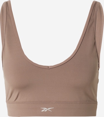 ReebokBustier Sportski grudnjak 'ACTIV COLL DREAMBLEN' - smeđa boja: prednji dio