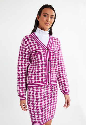 faina Strickjacke in Pink: predná strana