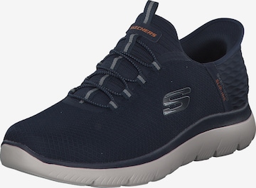 SKECHERS Slip-Ons in Blue: front