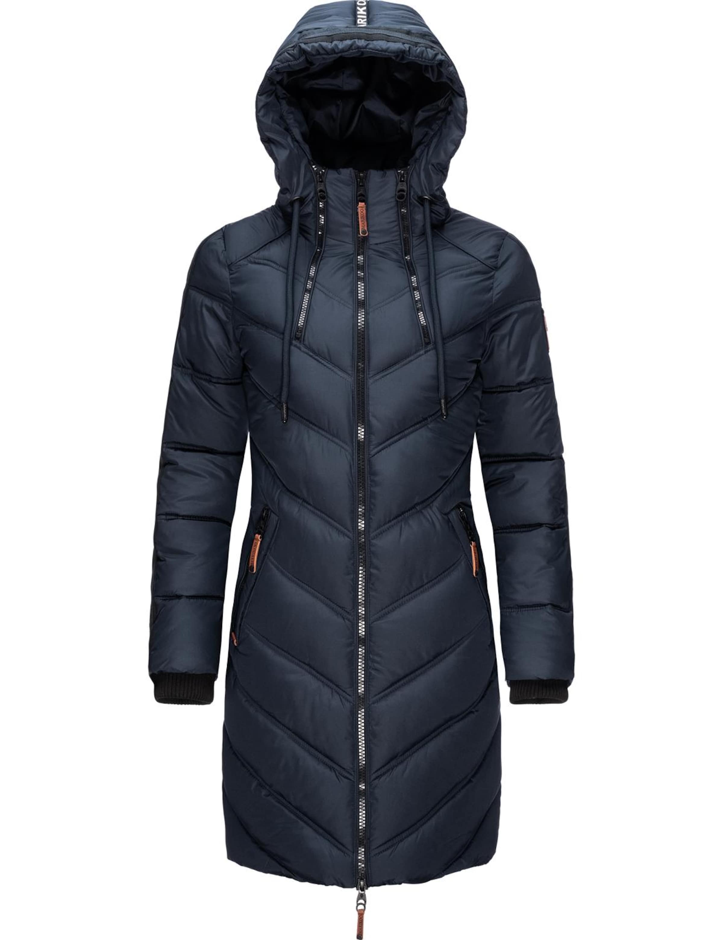 MARIKOO Зимнее пальто 'Armasa' в Синий: спереди