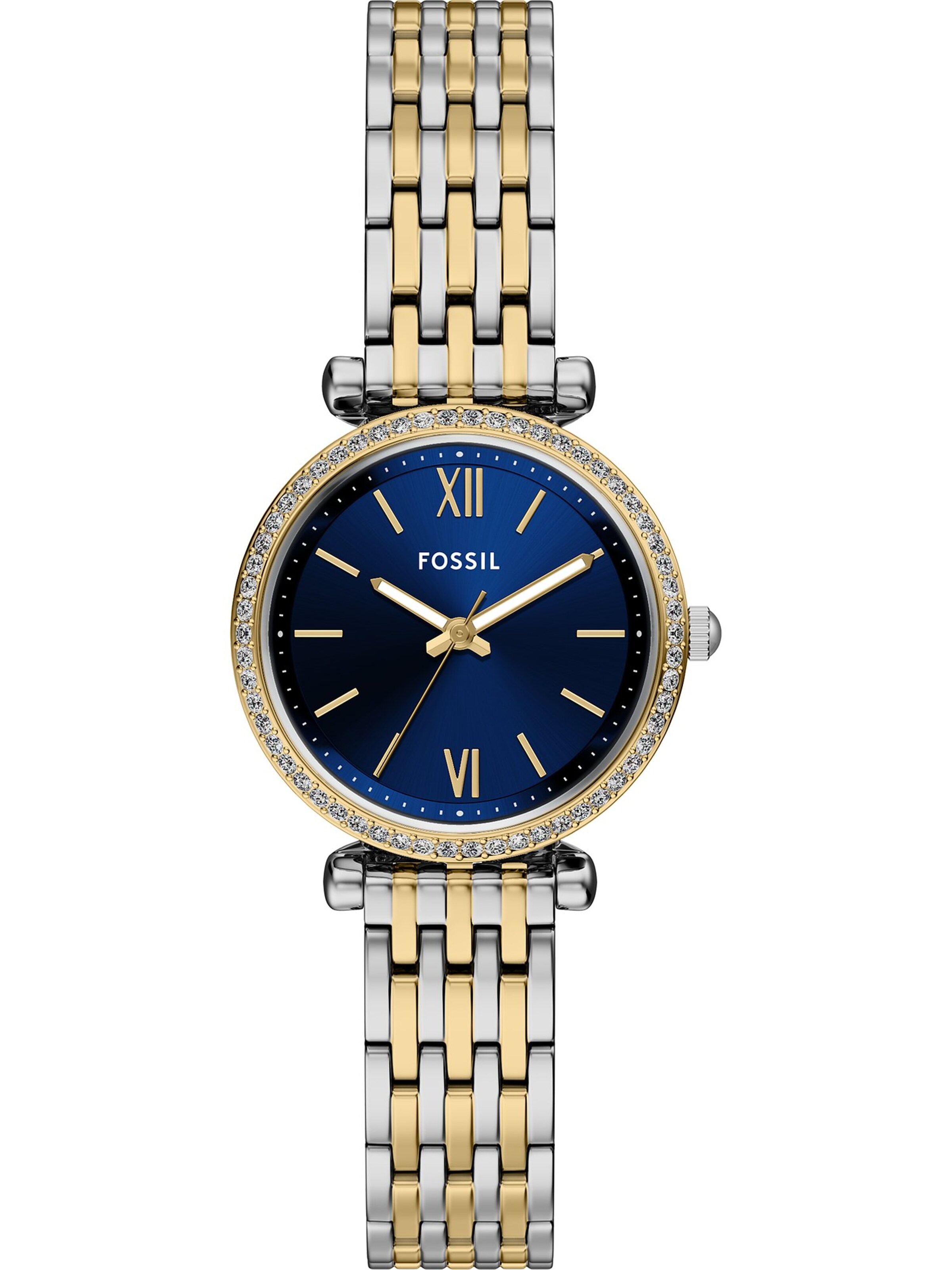 FOSSIL Analoguhr in Gold: Vorderseite