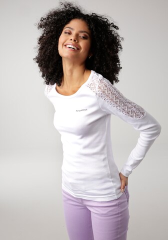 KangaROOS Shirt in Weiß: Vorderseite