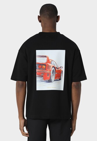 T-Shirt 'LM-F40' Pas De Monaco en noir : devant