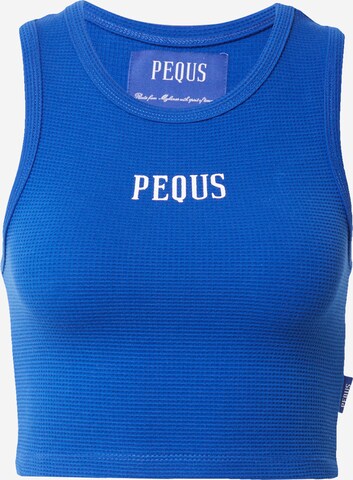 Pequs Top in Blue: front