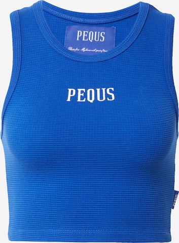 Pequs Top in Blauw: voorkant