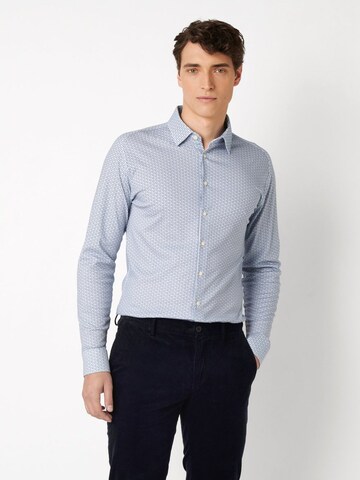 Coupe slim Chemise business DESOTO en bleu