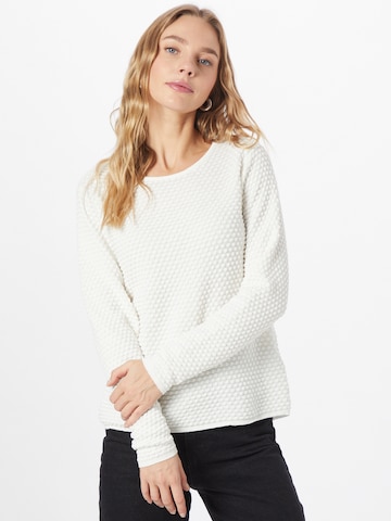 Pull-over 'DODO' Freequent en blanc : devant