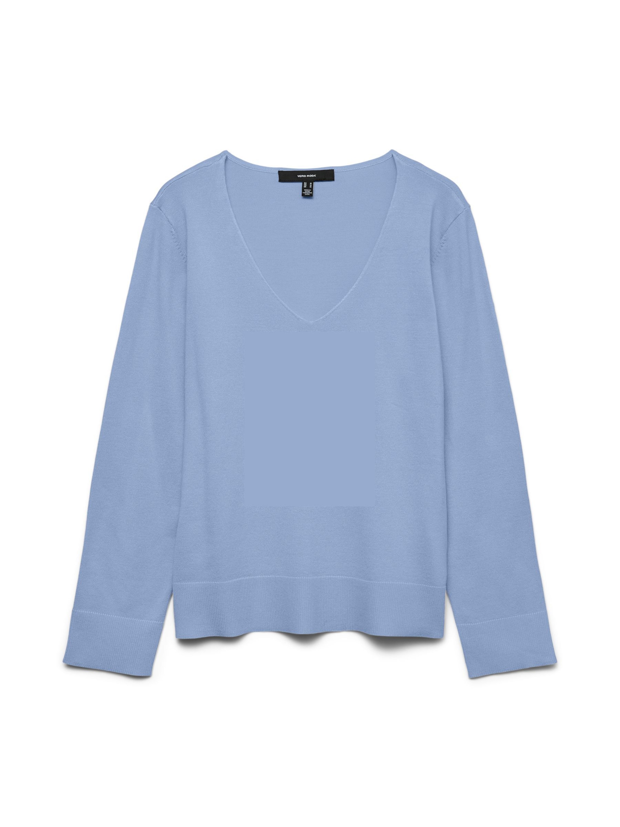 VERO MODA Trui 'VMSilje' in Blauw: voorkant