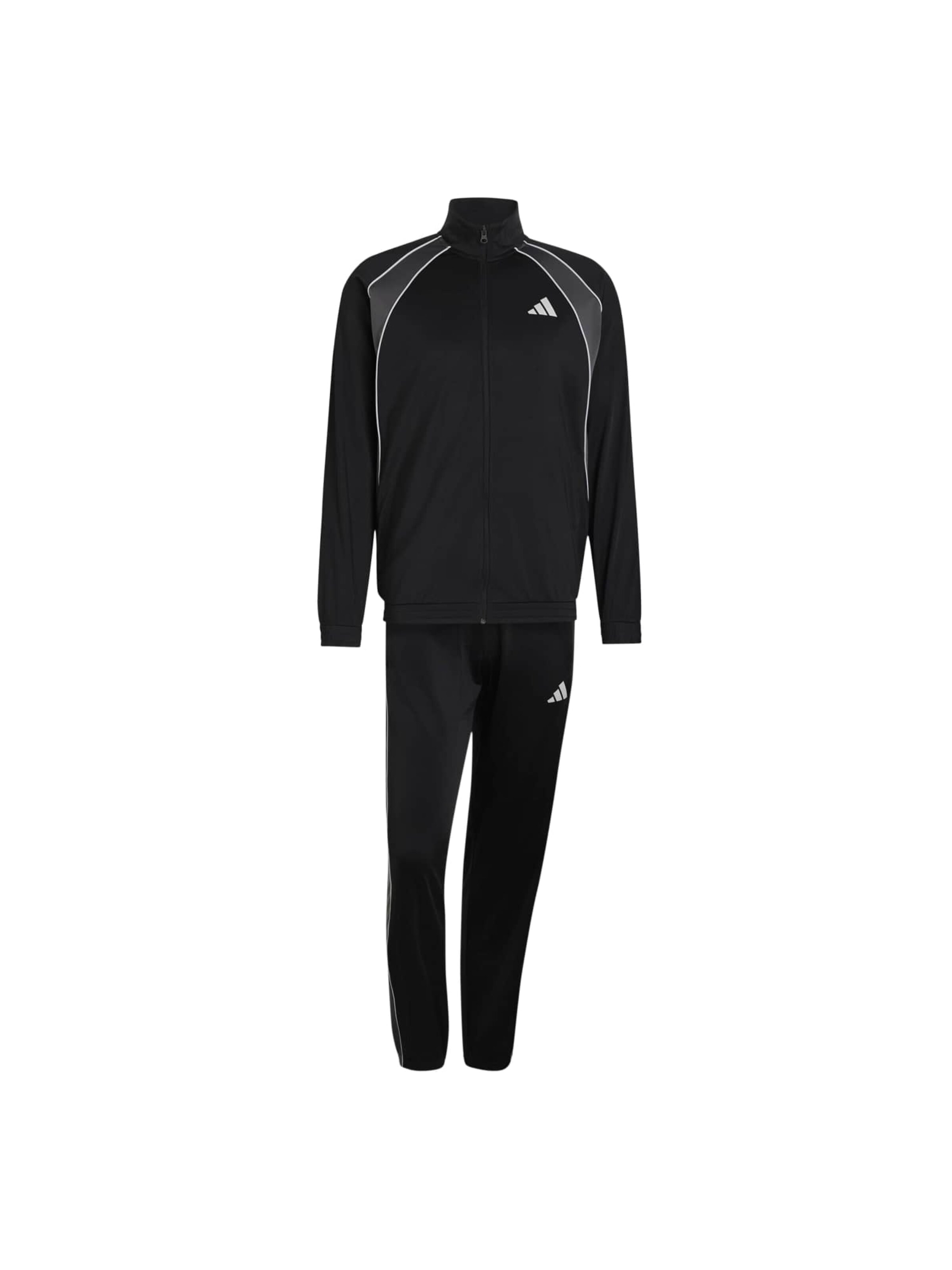 ADIDAS SPORTSWEAR Survêtement en XS en gris foncé / noir / blanc, Vue avec produit