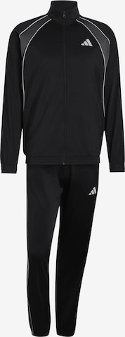 juoda ADIDAS SPORTSWEAR Treniruočių kostiumas: priekis