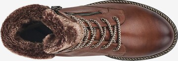 REMONTE Lace-Up Ankle Boots in Brown