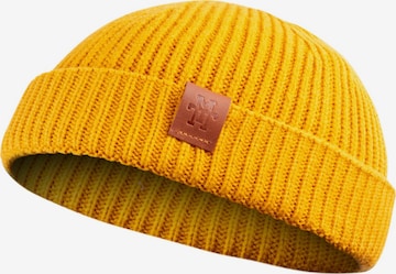 Manufaktur13 Beanie 'Fishermans' in Yellow: front