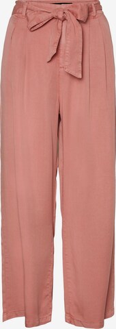 VERO MODA Loosefit Hose 'Mia' in Pink: predná strana