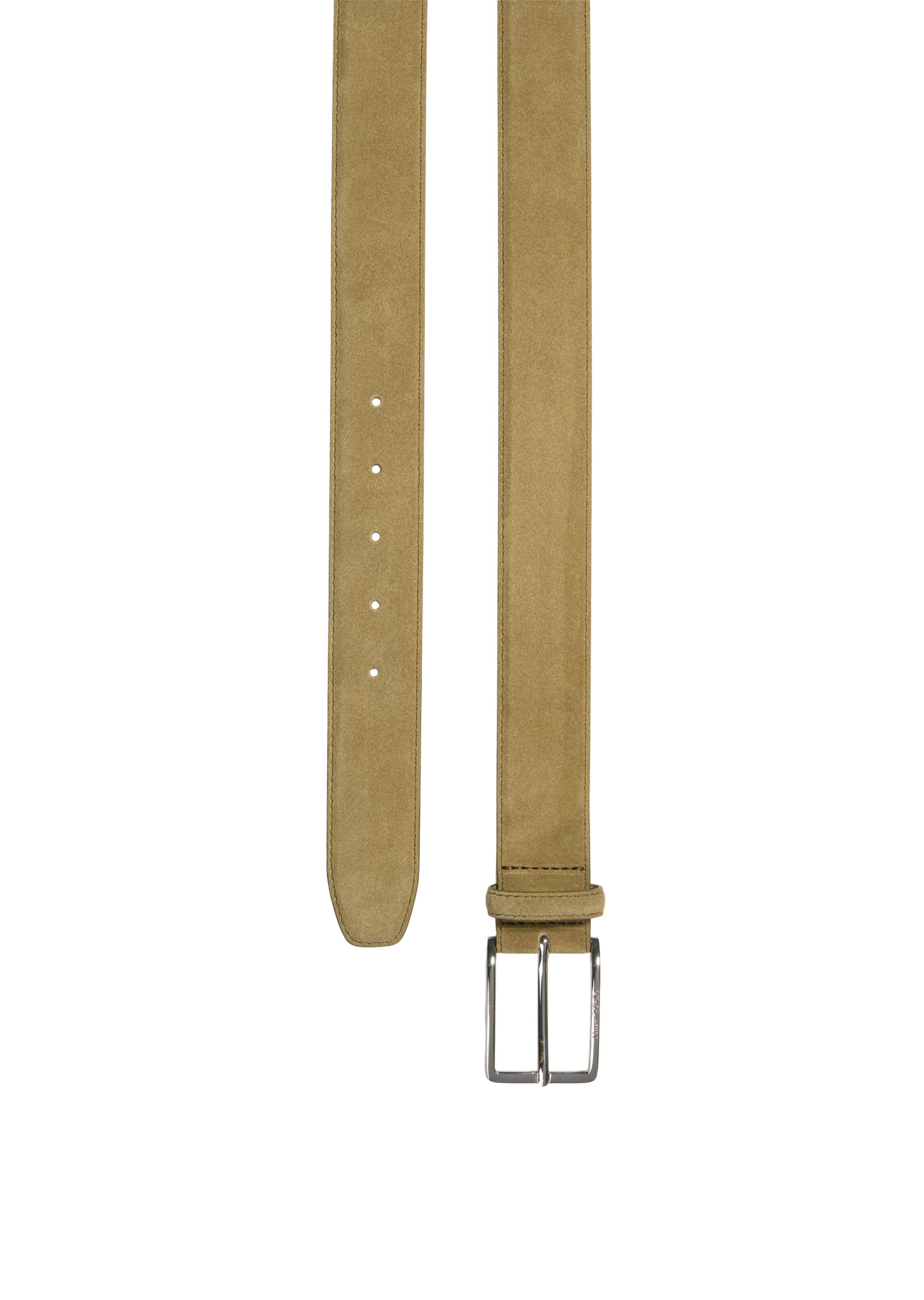 Marc O'Polo Belt ' aus geschmeidigem Veloursleder ' in Green