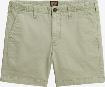 Superdry Chino Pants 'CLASSIC' in Green: front