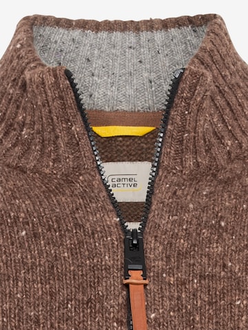 CAMEL ACTIVE Knit Cardigan in Brown