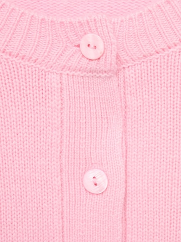 MANGO Knit cardigan 'SCORPIUS' in Pink