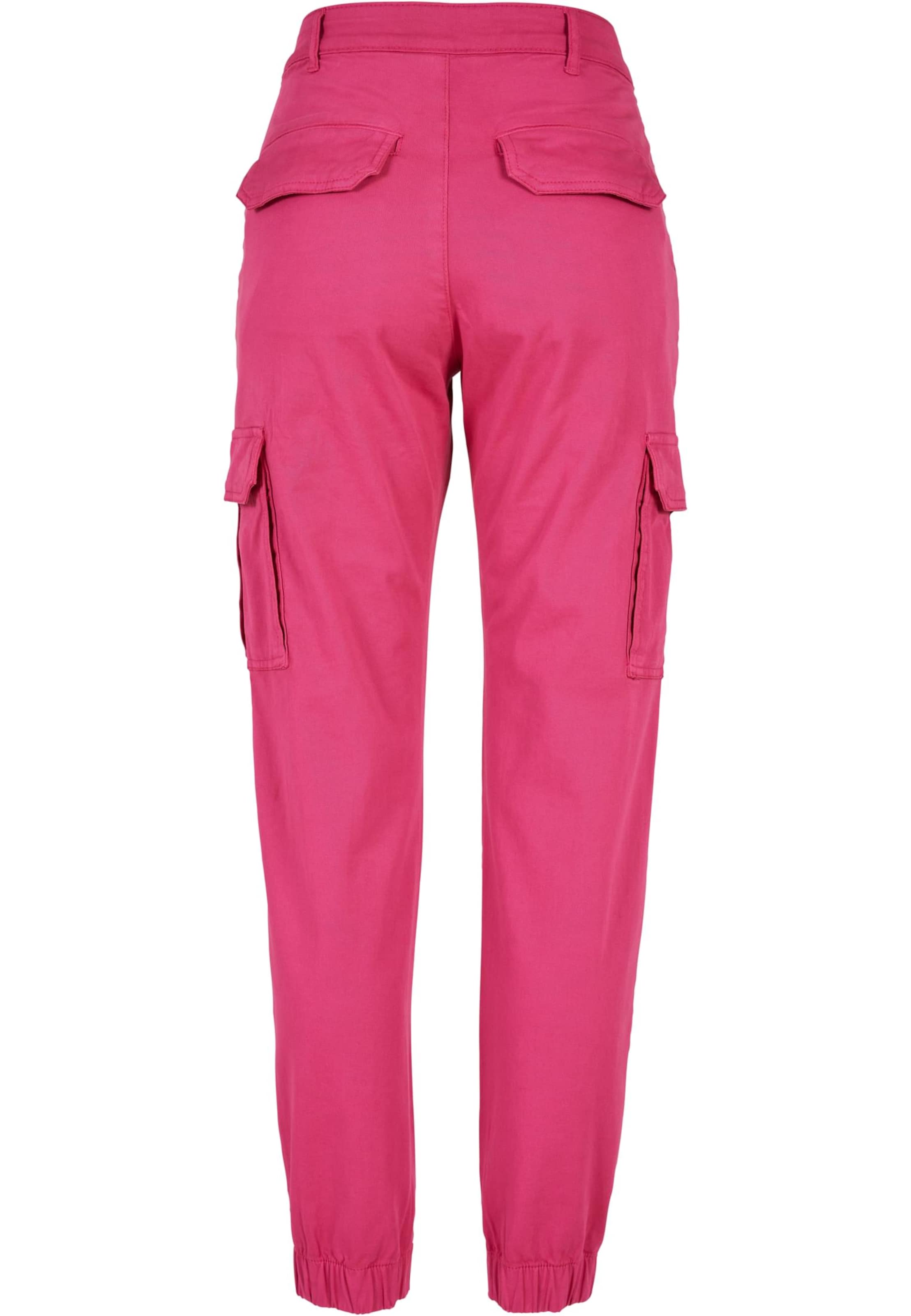 Urban Classics - Tapered Pantalón cargo en rosa