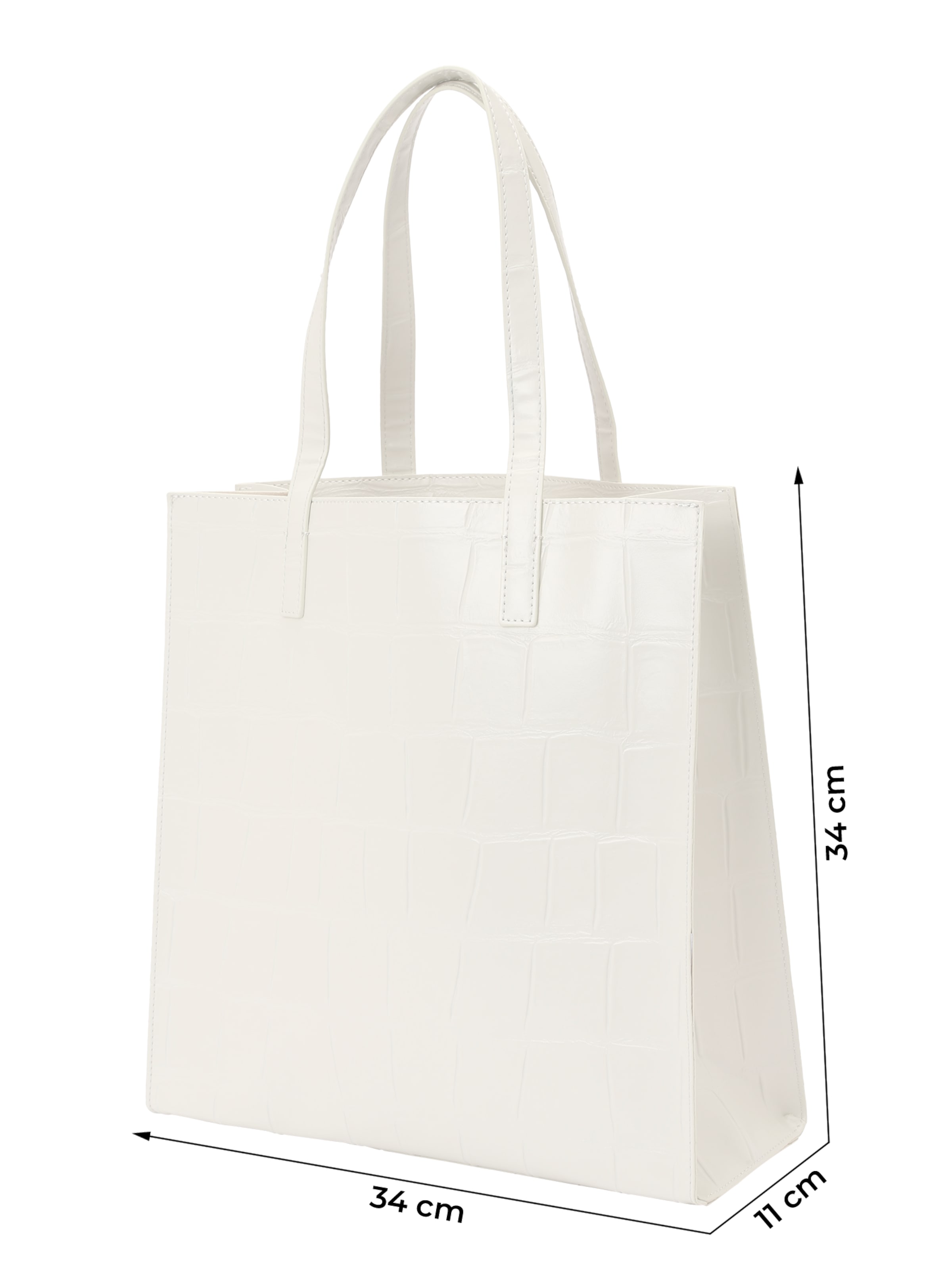 Ted Baker Torba na ramię 'Croccon' w kolorze biały