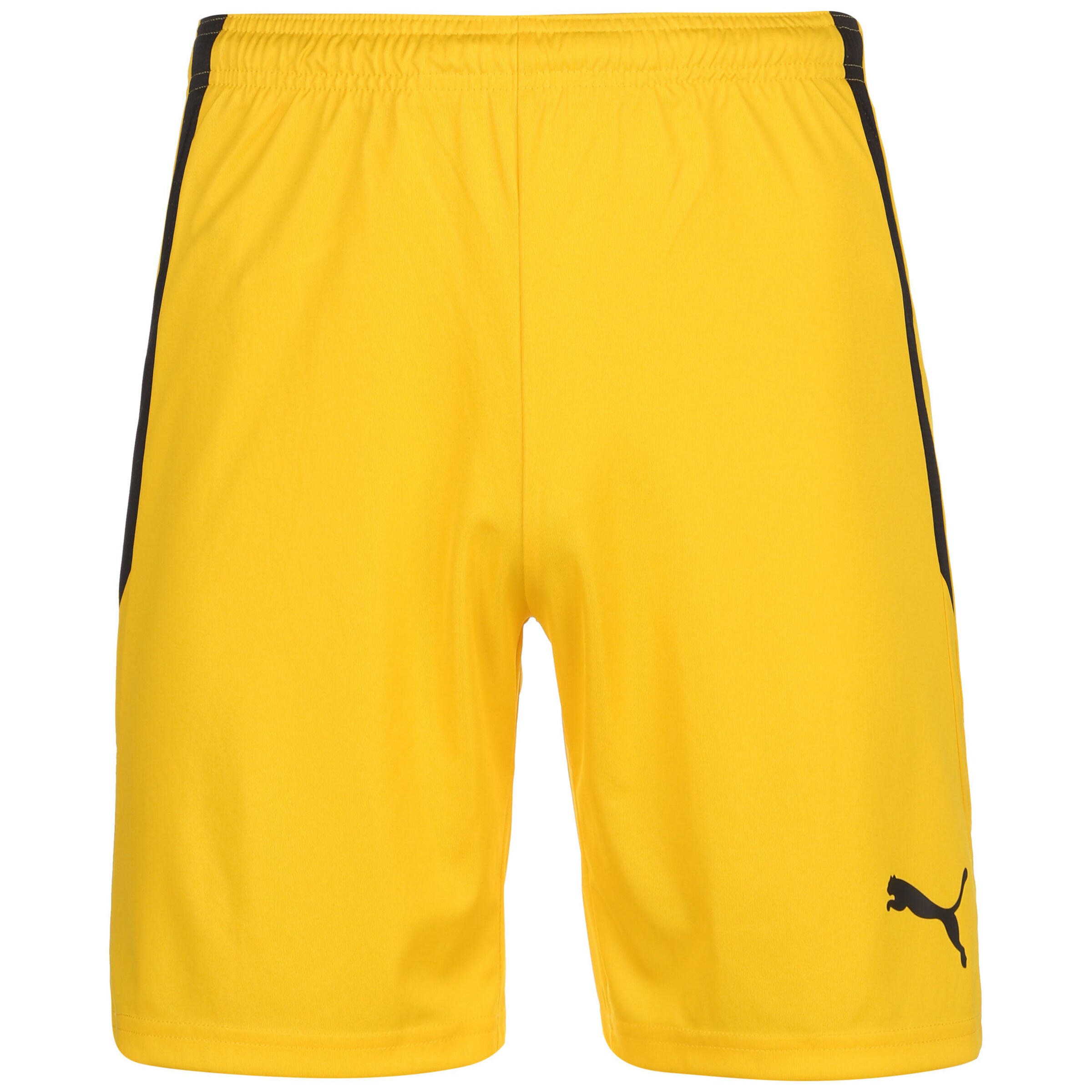 PUMA Sportshorts 'TeamLiga' in Gelb: Vorderseite