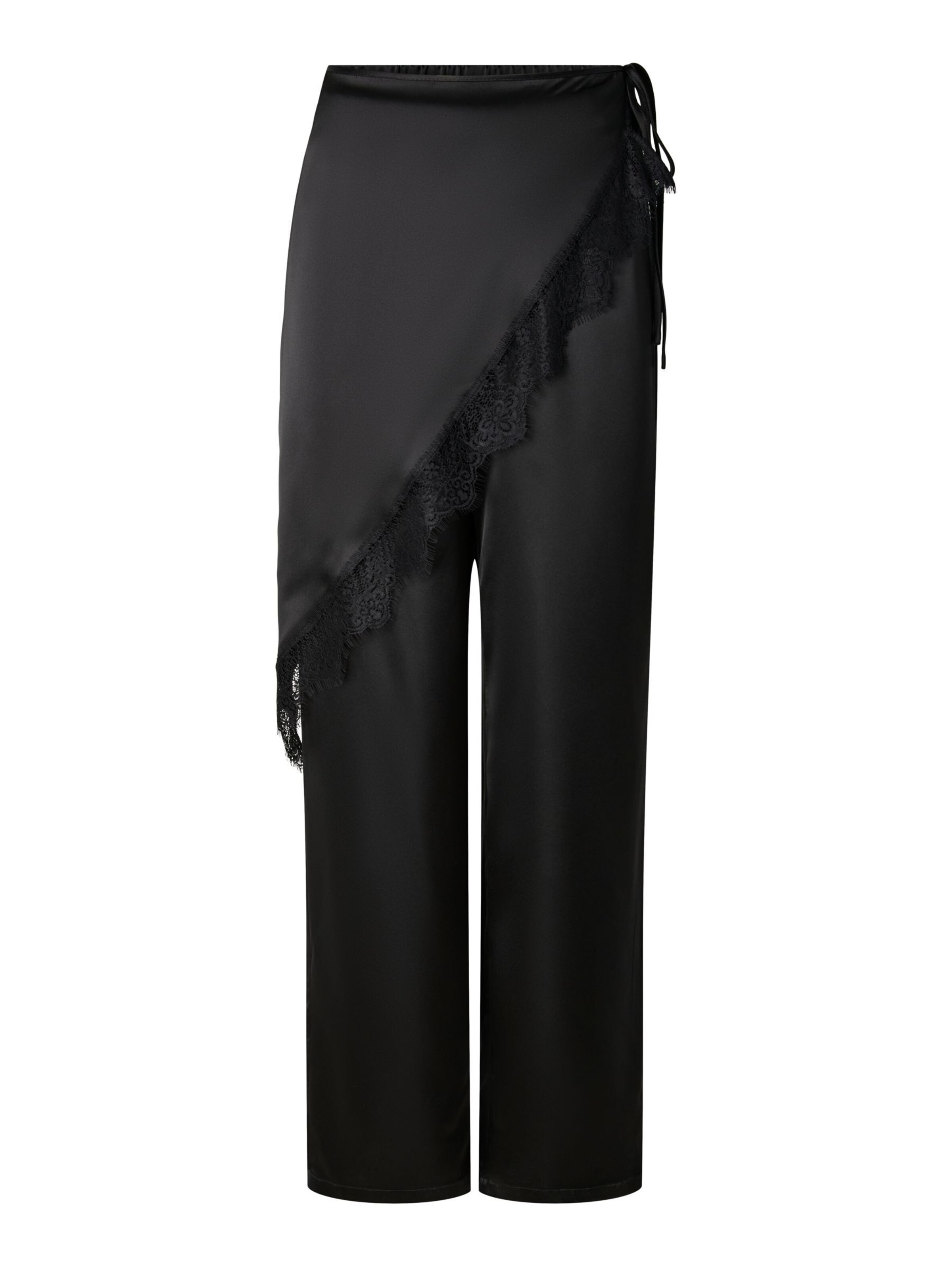 Loosefit Pantalon 'TINA' PIECES en noir : devant