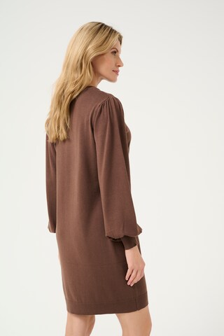 Kaffe Strickkleid 'Sofie' in Braun