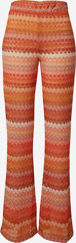 VILA Flared Pants 'Joe' in Orange: front