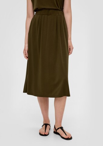 s.Oliver BLACK LABEL Rok in Groen: voorkant