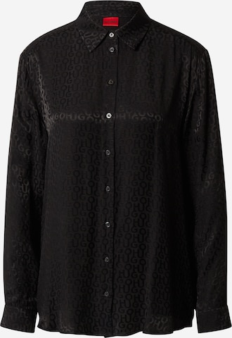 HUGO Red Blouse 'Evish' in Black: front