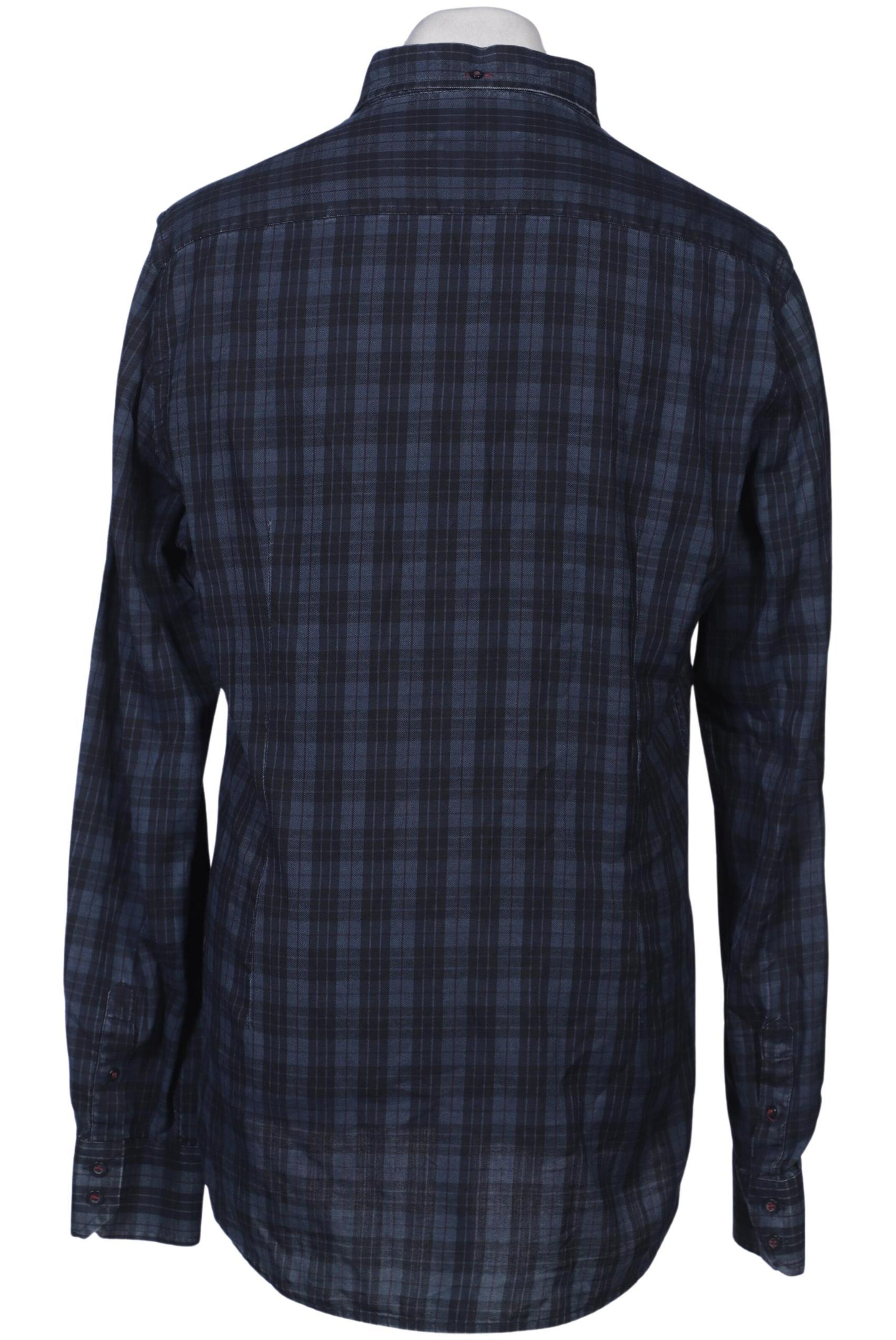 Fred Perry Button Up Shirt in L in Blue