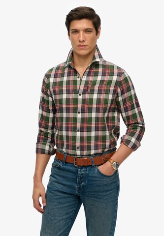 Superdry Regular fit Overhemd in Gemengde kleuren: voorkant