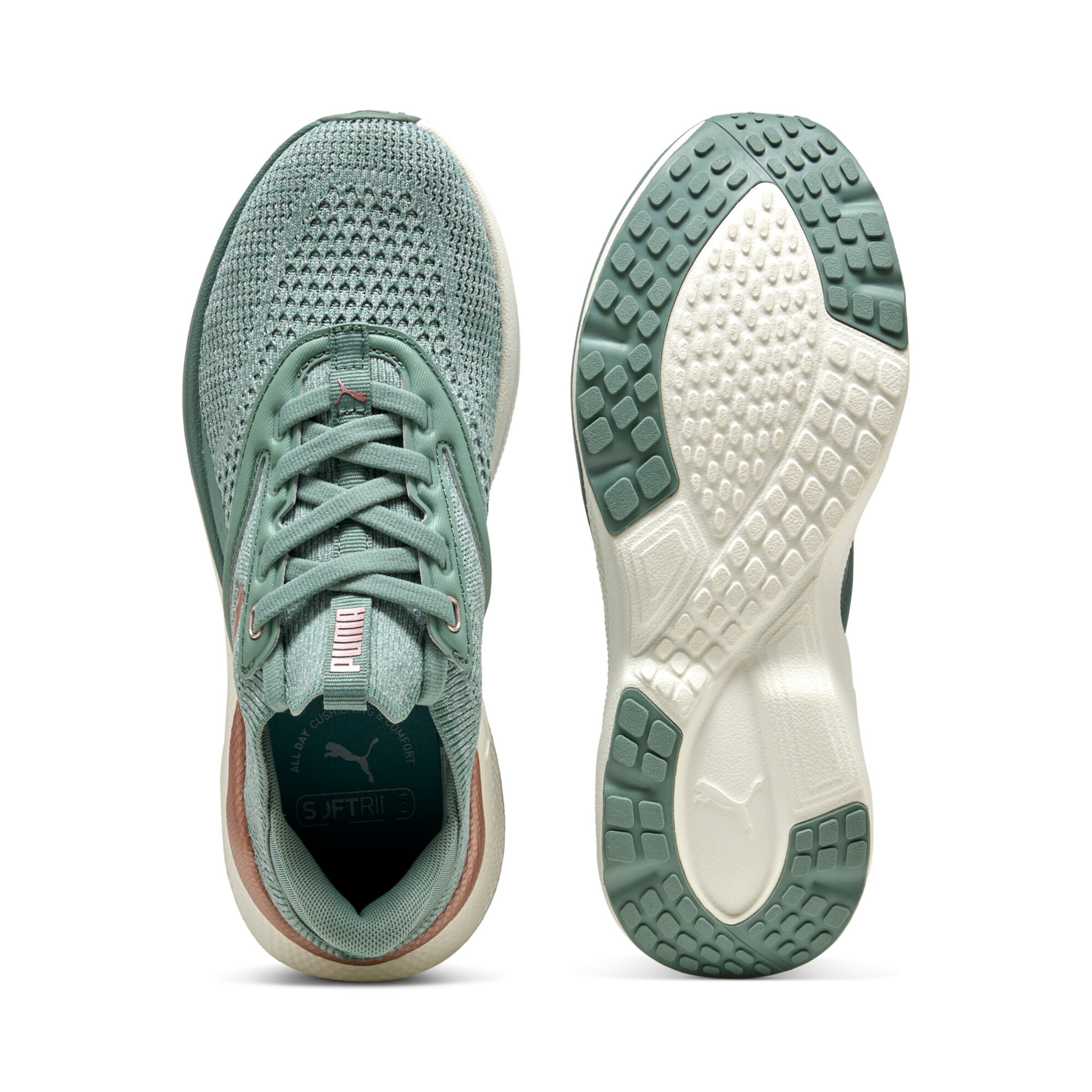 PUMA Running Shoes in Green