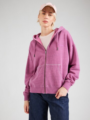Veste de survêtement 'Essential' Superdry en bleu : devant