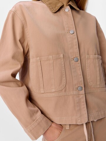 OBJECT Overgangsjakke 'OBJAvery' i beige