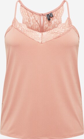 Vero Moda Curve Top 'Ana' in Pink: front