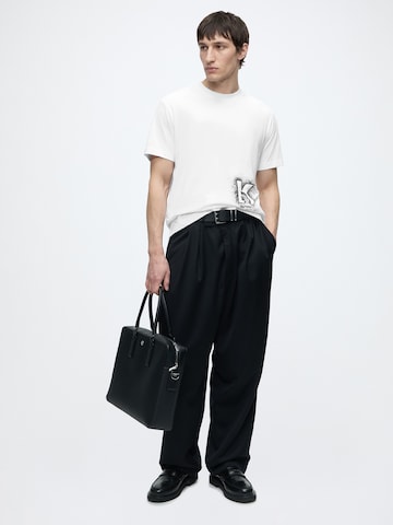KARL LAGERFELD JEANS Koszulka w kolorze biały
